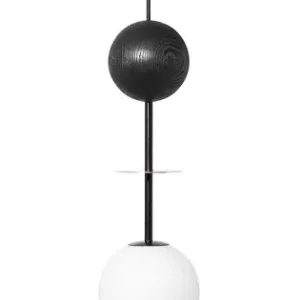 Vásárlói kedvenc UMMO Lighting Oio fekete-fehér függesztett lámpa (UMM-OIA132P0) G9 1 izzós IP20