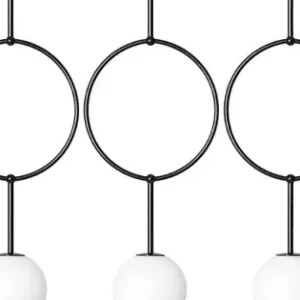 UMMO Lighting Isuulla fekete-fehér vízvédett függesztett lámpa (UMM-ISC322PS0) G9 3 izzós IP44 Biztonságos vásárlás