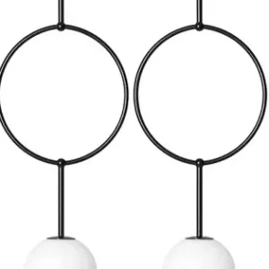 UMMO Lighting Isuulla fekete-fehér függesztett lámpa (UMM-ISB222P0) G9 2 izzós IP20 Szuper akció