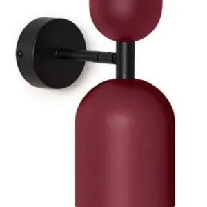 Vásárlói kedvenc UMMO Lighting Supuru burgundi fali lámpa (UMM-SUK14020) GU10 1 izzós IP20