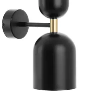UMMO Lighting Supuru fekete fali lámpa (UMM-SUK13020) GU10 1 izzós IP20 Azonnali szállítás