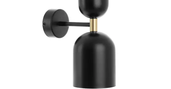 UMMO Lighting Supuru fekete fali lámpa (UMM-SUK13020) GU10 1 izzós IP20 Azonnali szállítás