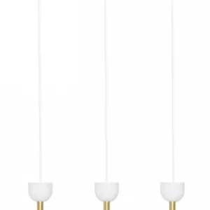 UMMO Lighting Supuru fehér-arany függesztett lámpa (UMM-SUL331P0) GU10 3 izzós IP20 Kedvezmény