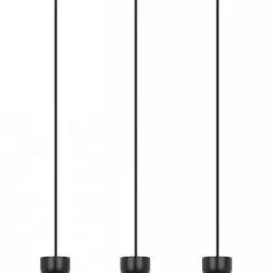 UMMO Lighting Supuru fekete függesztett lámpa (UMM-SUL322P0) GU10 3 izzós IP20 Korlátozott ajánlat