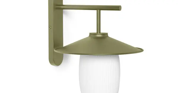 UMMO Lighting Jingu zöld-fehér fali lámpa (UMM-JNB114000) E27 1 izzós IP20 Árengedmény