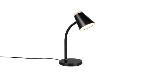 Trio Pongo fekete LED asztali lámpa (TRI-R55831102) LED 1 izzós IP20 Expressz szállítás