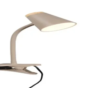 Akciós ár Trio Pongo bézs LED csiptetős lámpa (TRI-R25831143) LED 1 izzós IP20