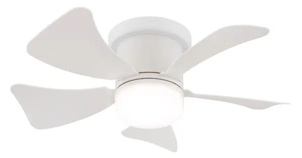Globo Hines fekete-barna távirányítós LED mennyezeti ventilátor (GLO-03609W) LED 1 izzós IP20 Vásárlói kedvenc