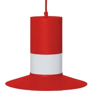 UMMO Lighting Caponio piros-fehér függesztett lámpa (UMM-CPA11212P0) E27 1 izzós IP20 Ne maradj le