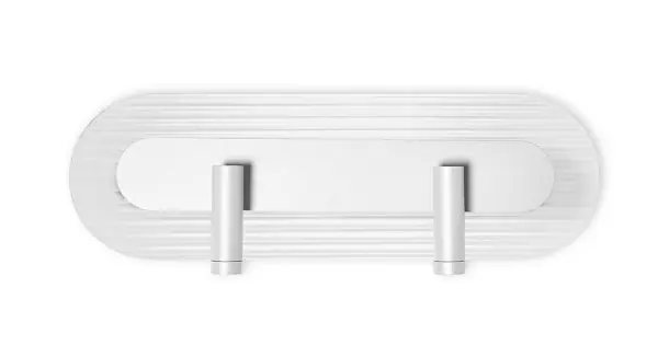 Szuper ajánlat UMMO Lighting Riflo fehér-átlátszó LED fali lámpa (UMM-RIWD61002) LED 2 izzós IP20