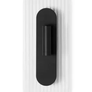Újdonság UMMO Lighting Riflo fekete-átlátszó LED fali lámpa (UMM-RIWC62002) LED 1 izzós IP20