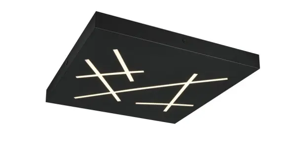 Trio Snip matt fekete LED mennyezeti lámpa (TRI-630810132) LED 1 izzós IP20 Olcsóbb