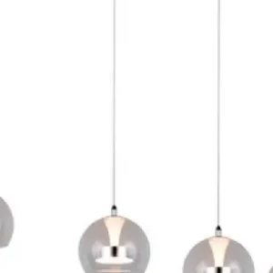 Szuper ajánlat Trio Flynt króm LED függesztett lámpa (TRI-331610406) LED 4 izzós IP20