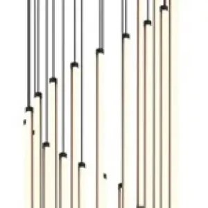 Trio Baxter matt fekete LED függesztett lámpa (TRI-330632032) LED 1 izzós IP20 Kedvezményes ár