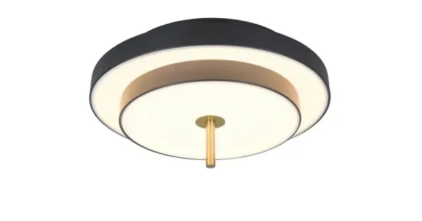 Népszerű Trio Keaton arany-fekete LED mennyezeti lámpa (TRI-640210180) LED 1 izzós IP20
