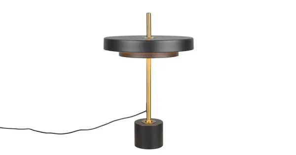 Trio Keaton arany-fekete LED asztali lámpa (TRI-540210180) LED 1 izzós IP20 Expressz szállítás