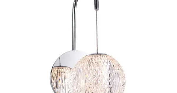 Outlet Klausen Esmond AP1 króm LED falikar (141013) LED 1 izzós IP20