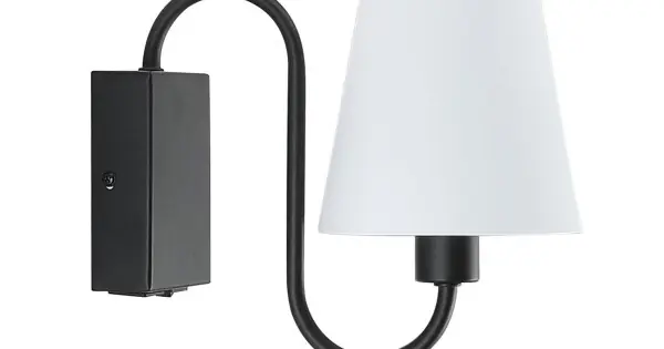 Klausen Classic AP1 fekete falikar (KL101077) E14 1 izzós IP20 Expressz kézbesítés