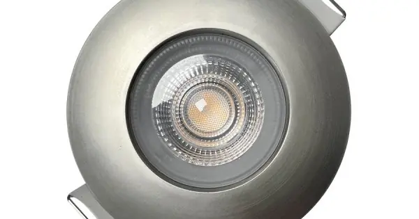 Klausen Down N nikkel fürdőszobai LED mennyezeti spotlámpa (KL171005) LED 1 izzós IP44 Outlet
