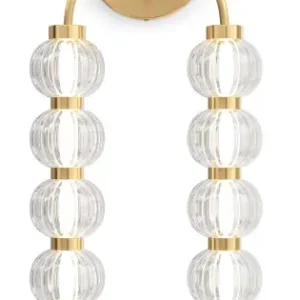 Vedd meg most Maytoni Amulet arany-átlátszó LED fali lámpa (MAY-MOD555WL-L11G3K) LED 1 izzós IP20