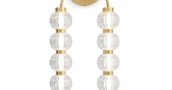 Vedd meg most Maytoni Amulet arany-átlátszó LED fali lámpa (MAY-MOD555WL-L11G3K) LED 1 izzós IP20