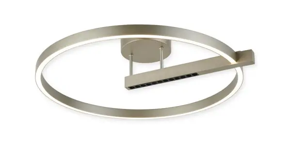Alacsony ár Klausen Himera PL1 ezüst LED mennyezeti lámpa (KL140028) LED 1 izzós IP20
