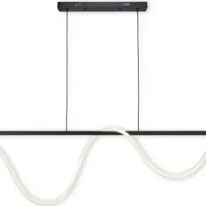 Vedd meg online Klausen Fiora SP1 fekete LED függesztett lámpa (KL142077) LED 1 izzós IP20
