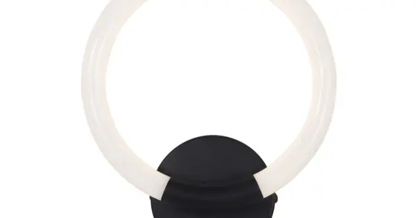 Klausen Fiora AP1 fekete LED fali lámpa (KL141020) LED 1 izzós IP20 Expressz kézbesítés