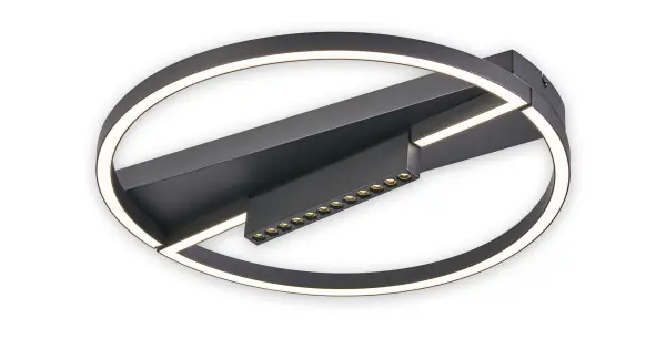 Klausen Core R fekete LED mennyezeti lámpa (KL151092) LED 1 izzós IP20 Bestseller