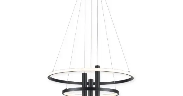 Exkluzív ajánlat Klausen Altheia SP5 fekete LED függesztett lámpa (KL142087) LED 1 izzós IP20