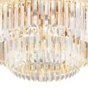 Csak ma Orion Prism arany-átlátszó LED mennyezeti lámpa (ORI-DL 7-666/55_GO) LED 1 izzós IP20