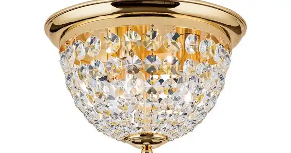 Orion Plafond arany-átlátszó mennyezeti lámpa (ORI-DLU 1840/35_GO) E27 3 izzós IP20 Exkluzív ajánlat