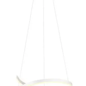 Redo Scroll fehér LED függesztett lámpa (RED-01-4013) LED 1 izzós IP20 Azonnal elérhető