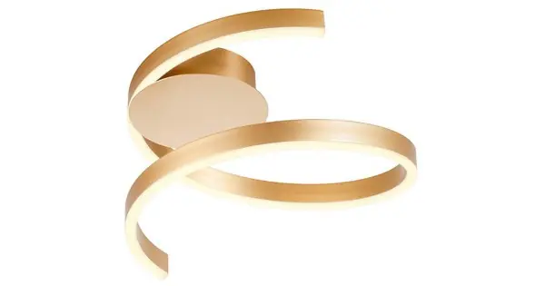 Redo Scroll bronz LED mennyezeti lámpa (RED-01-4008) LED 1 izzós IP20 Biztonságos fizetés