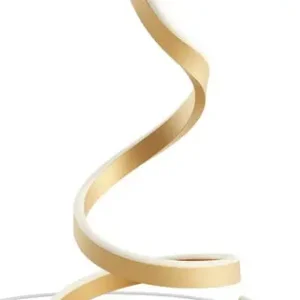 Alacsony ár Redo Scroll bronz LED asztali lámpa (RED-01-4279) LED 1 izzós IP20