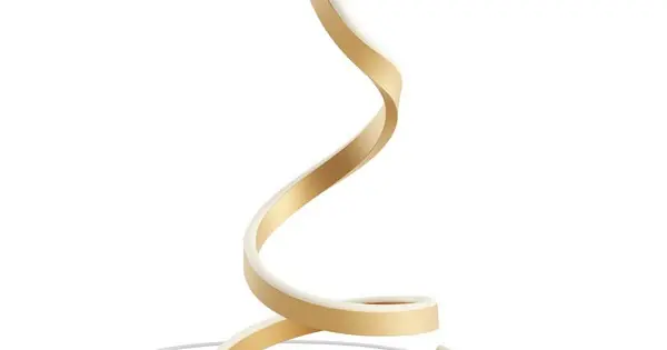 Alacsony ár Redo Scroll bronz LED asztali lámpa (RED-01-4279) LED 1 izzós IP20