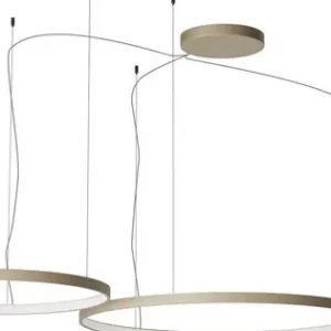 Árcsökkenés Redo Orion barna LED függesztett lámpa (RED-01-3883) LED 1 izzós IP20
