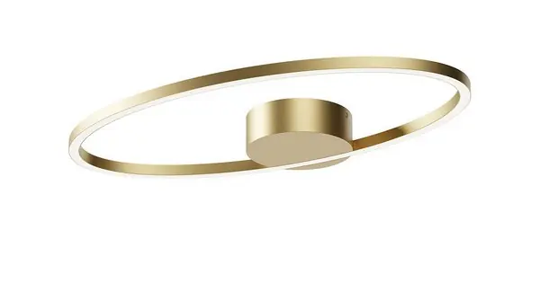 Redo Leo bronz LED mennyezeti lámpa (RED-01-3297) LED 1 izzós IP20 Biztonságos fizetés