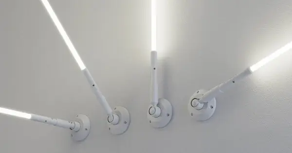 Redo Freedom 360 fehér vízvédett LED fali lámpa (RED-01-4170) LED 1 izzós IP65 Exkluzív ajánlat