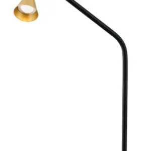 Akció Orion Odeon fekete-sárgaréz LED asztali lámpa (ORI-LA 4-1313) LED 1 izzós IP20