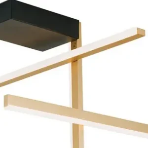 Alacsony ár Orion Stargate arany-fekete LED mennyezeti lámpa (ORI-DL 7-688) LED 1 izzós IP20
