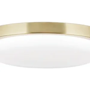 Alacsony ár Orion Lerox sárgaréz-opál LED mennyezeti lámpa (ORI-DL 7-668/20_BR) LED 1 izzós IP20