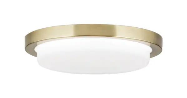 Alacsony ár Orion Lerox sárgaréz-opál LED mennyezeti lámpa (ORI-DL 7-668/20_BR) LED 1 izzós IP20