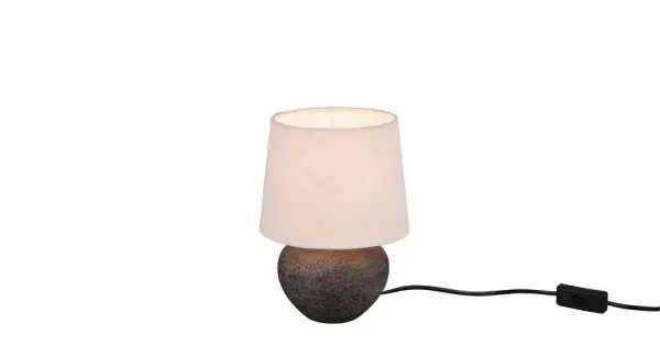 Ne maradj le Trio Lou barna-bézs asztali lámpa (TRI-R50961844) E14 1 izzós IP20