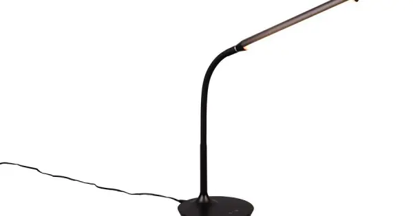 Trio Toro fekete LED asztali lámpa (TRI-R57641102) LED 1 izzós IP20 Kiárusítás