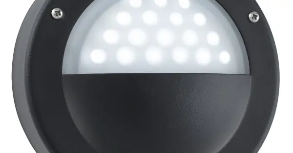 Rendeld meg most Searchlight Bangor fekete LED kültéri fali lámpa (SL-8744BK) LED 1 izzós IP54