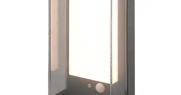 Korlátozott ajánlat Searchlight Solar fekete napelemes LED kültéri fali lámpa (SL-67419BK) LED 1 izzós IP54