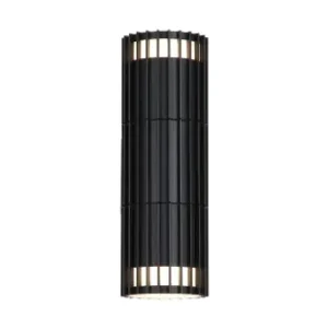 Végkiárusítás Searchlight Detroit fekete kültéri falikar (SL-37738BK) GU10 2 izzós IP44