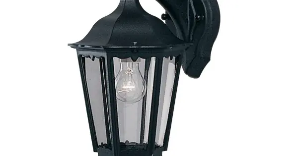 Searchlight Alex fekete kültéri falikar (SL-82531BK) E27 1 izzós IP44 Kihagyhatatlan ajánlat