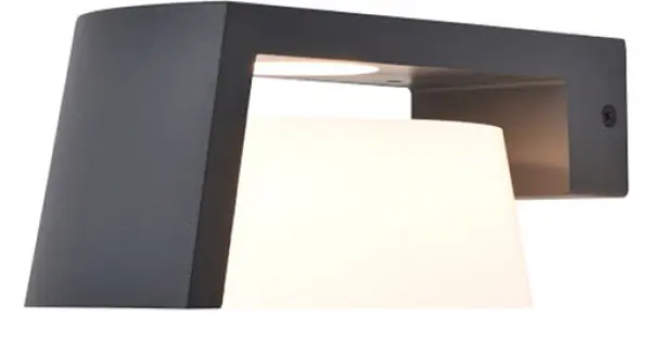 Vedd meg online Lutec Moon sötétszürke LED kültéri falikar (LUT-5206001118) LED 1 izzós IP44